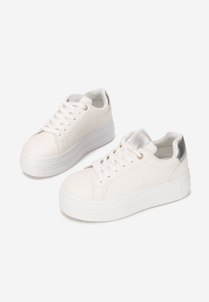 Sneakers cu platformă Sidoneya V2 albi