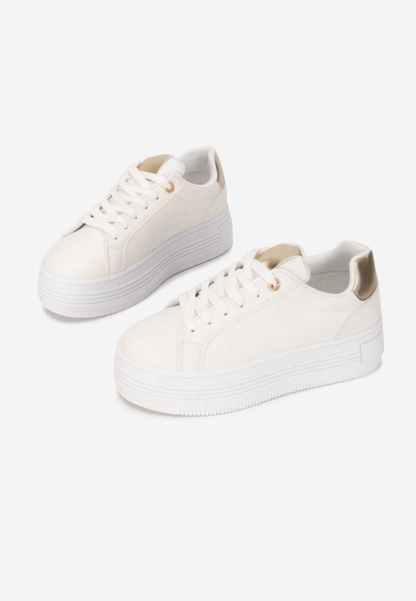 Sneakers cu platformă Sidoneya V3 albi
