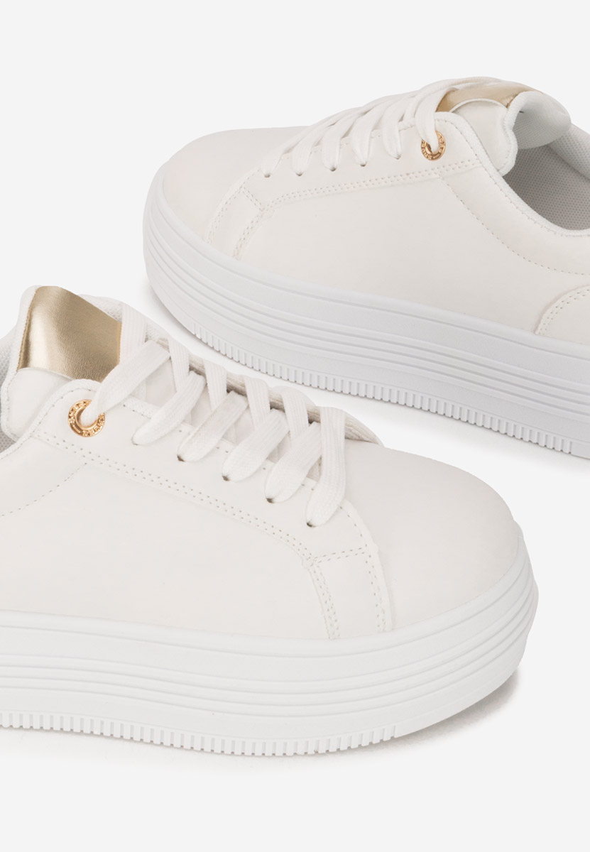 Sneakers cu platformă Sidoneya V3 albi