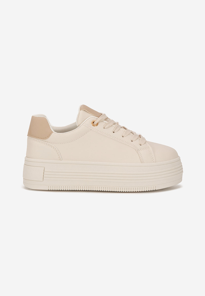 Sneakers cu platformă Sidoneya bej