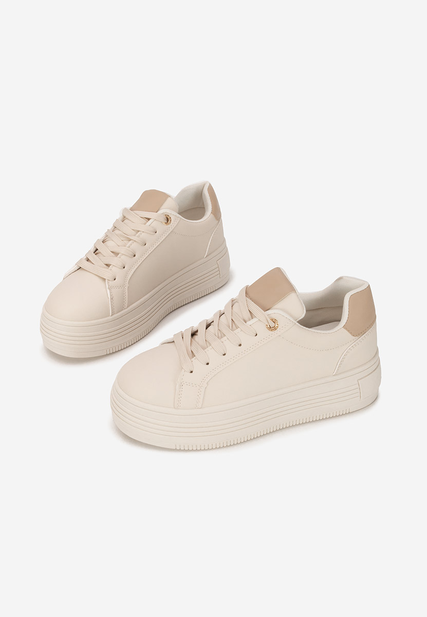 Sneakers cu platformă Sidoneya bej