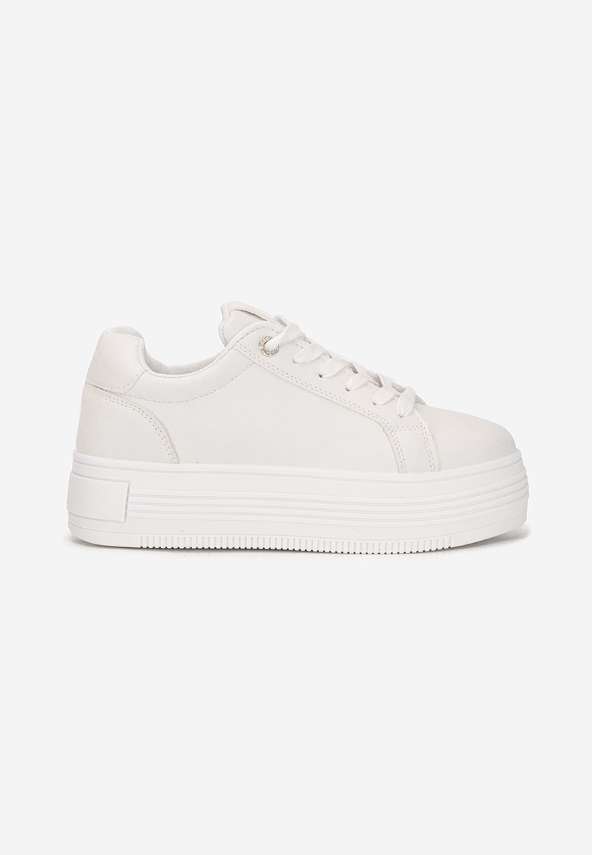 Sneakers cu platformă Sidoneya albi
