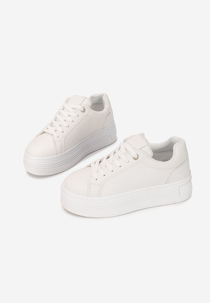 Sneakers cu platformă Sidoneya albi