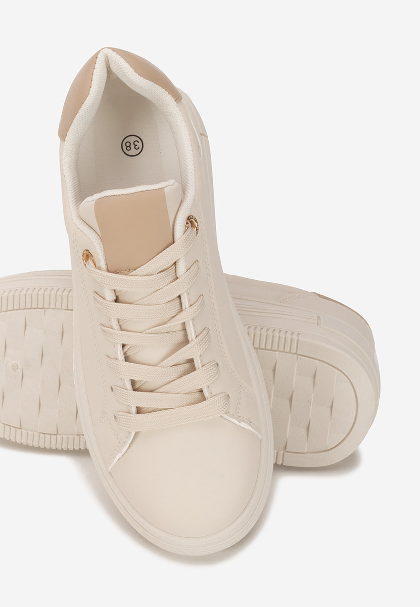 Sneakers cu platformă Sidoneya bej