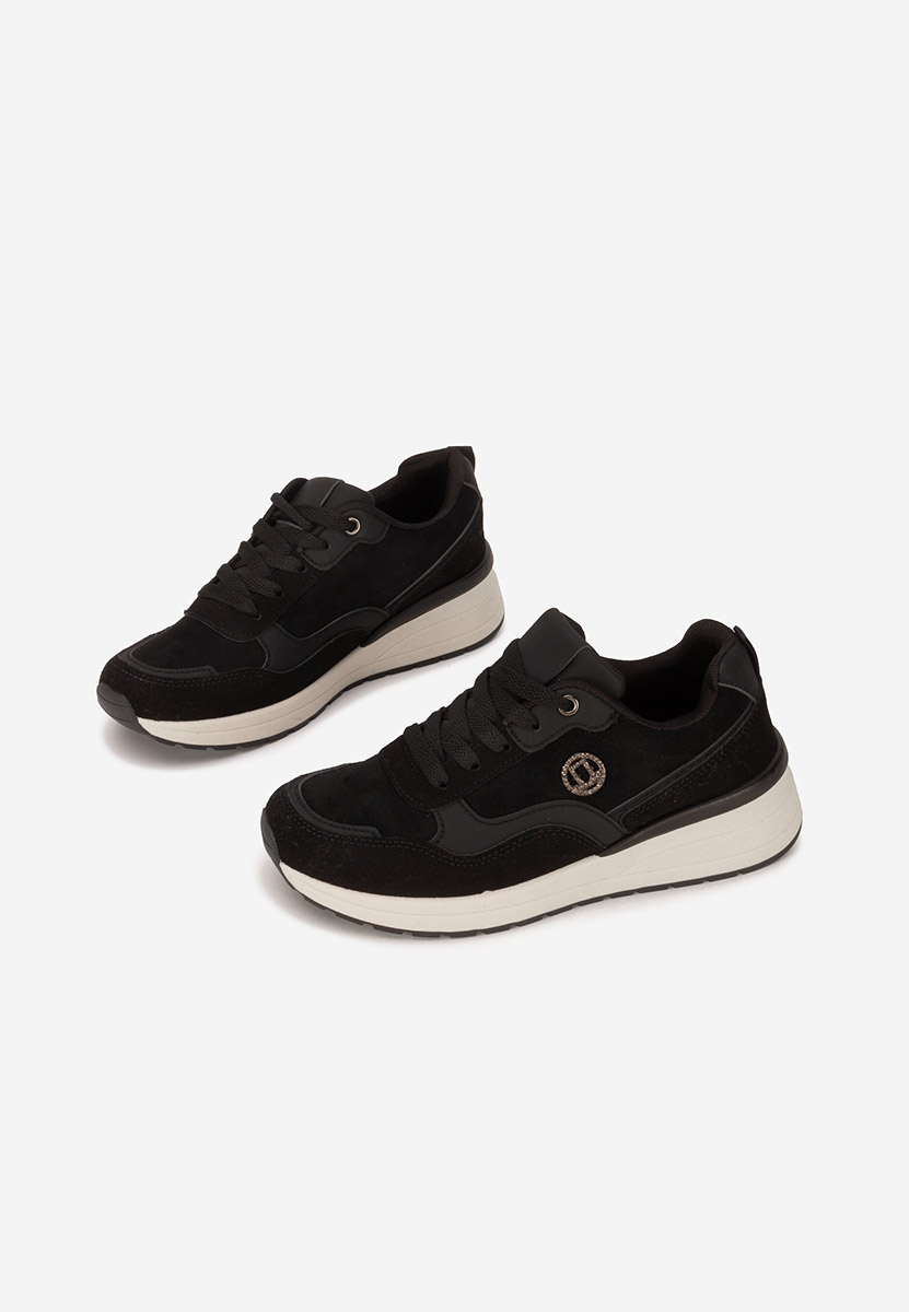 Sneakers cu platforma Sindya negri