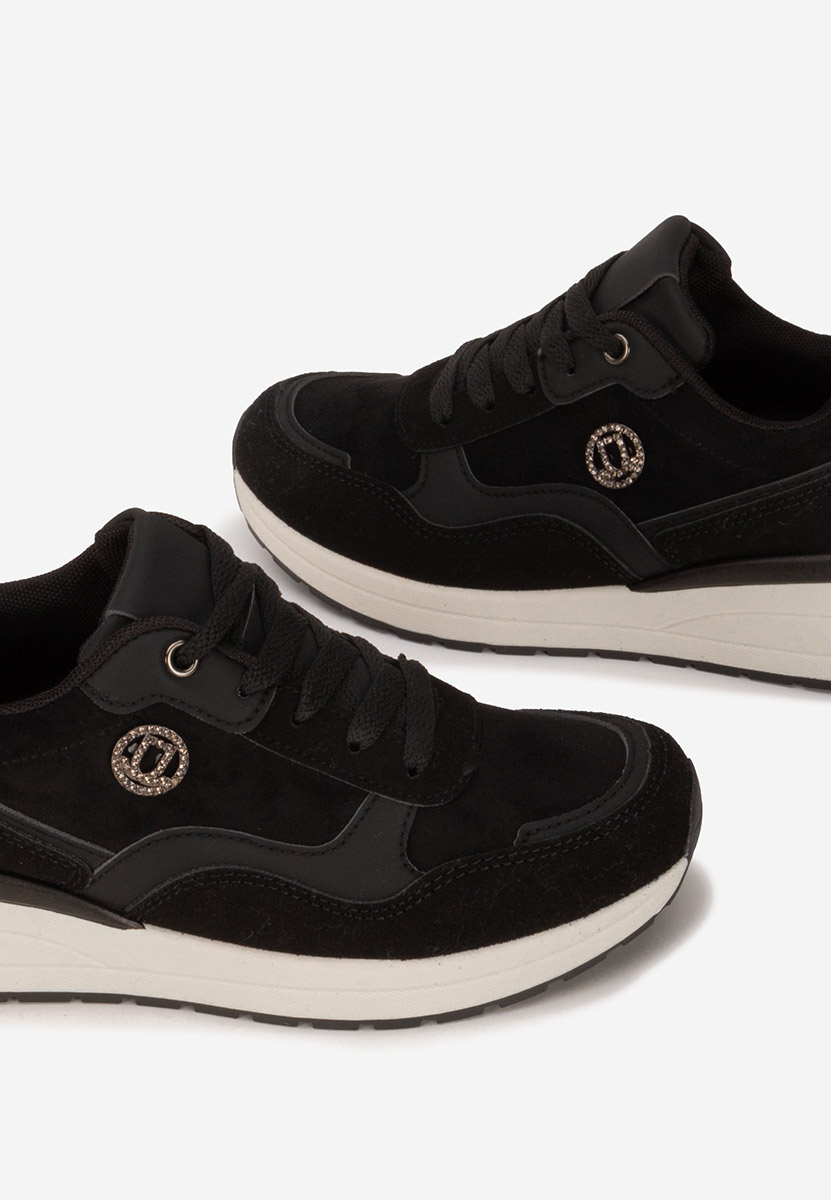 Sneakers cu platforma Sindya negri