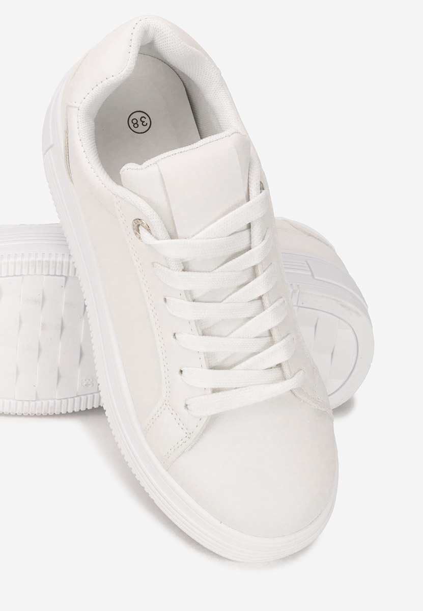 Sneakers cu platformă Sidoneya albi