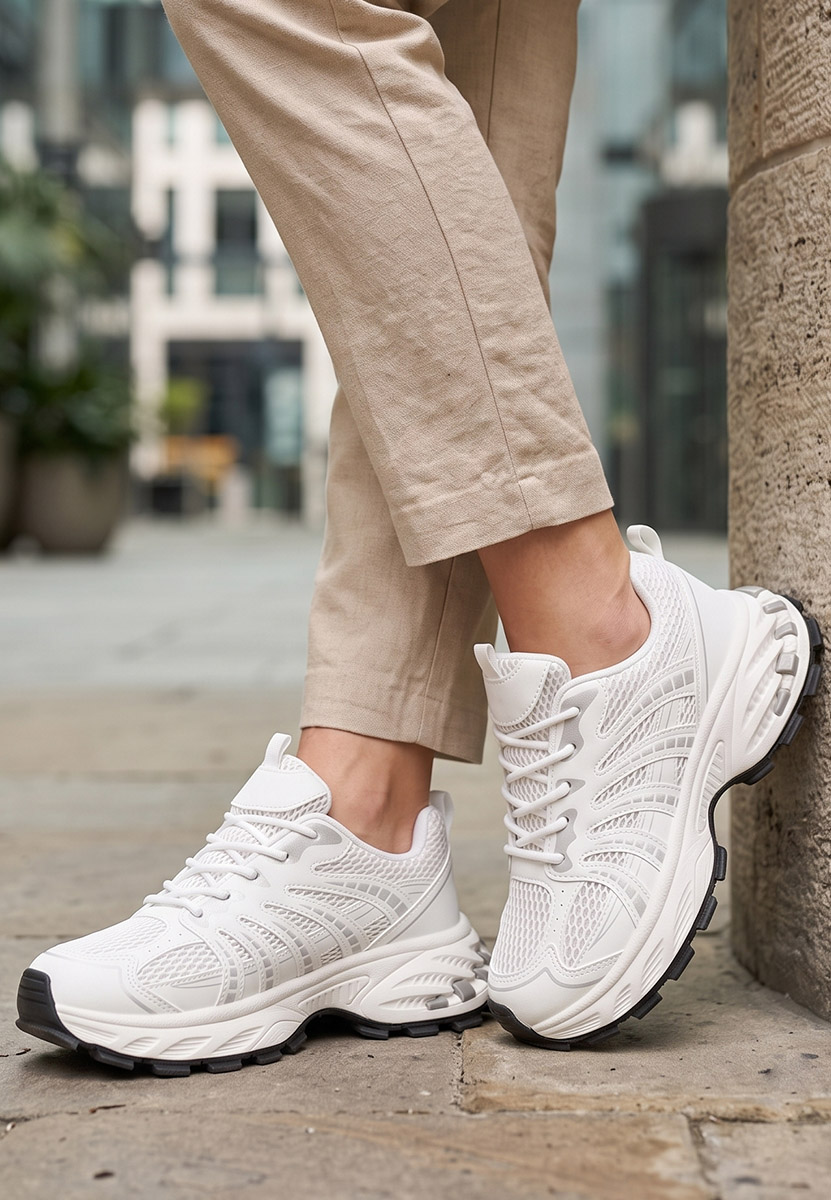 Sneakers dama Maliania albi
