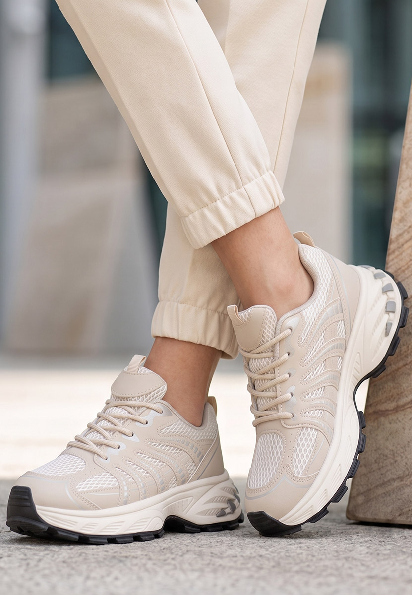 Sneakers dama Maliania bej