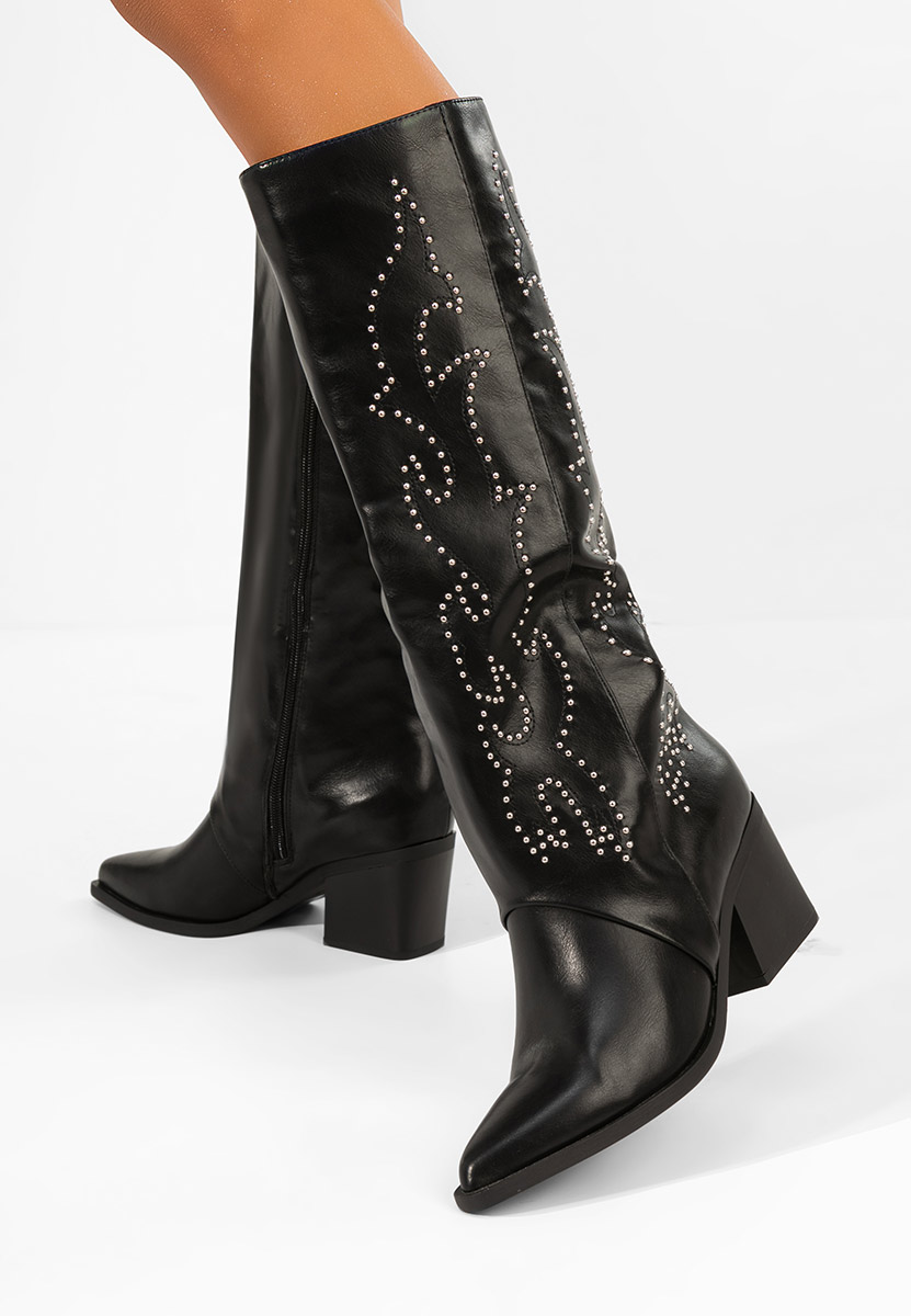 Cizme western dama Nymeria negre
