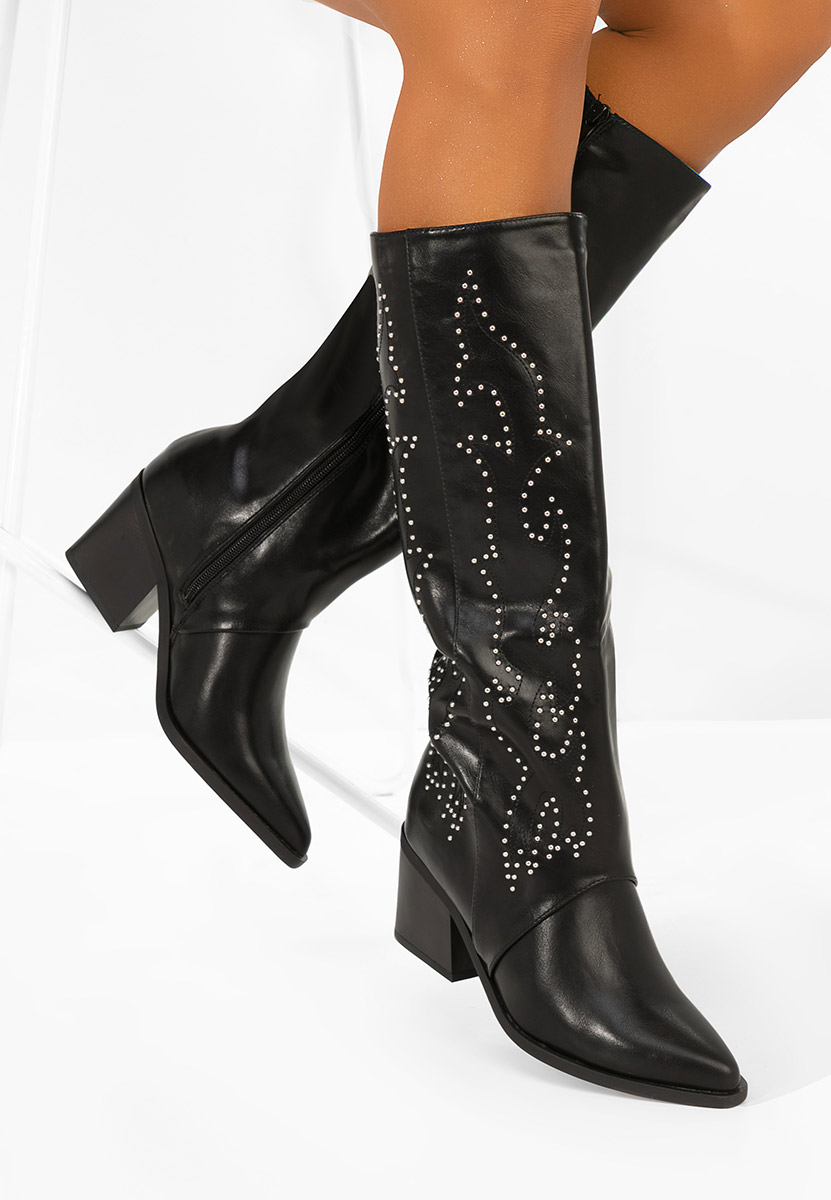 Cizme western dama Nymeria negre