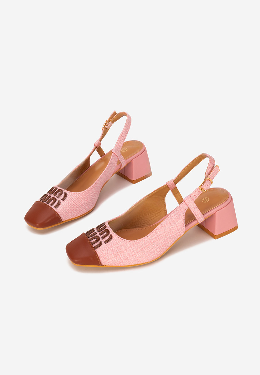 Pantofi slingback Miryam roz
