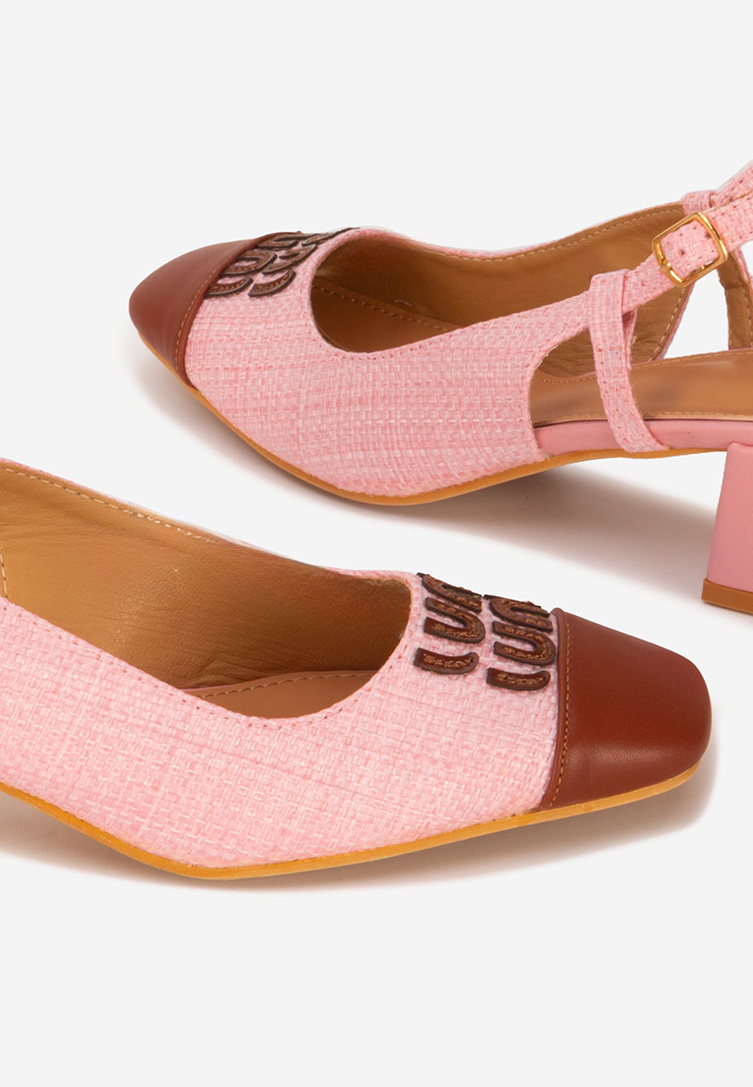Pantofi slingback Miryam roz