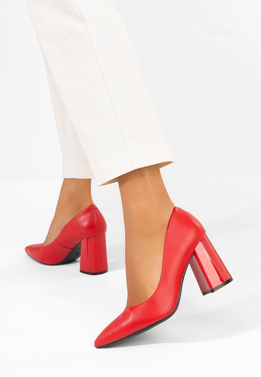 Pantofi dama piele Arianella rosii