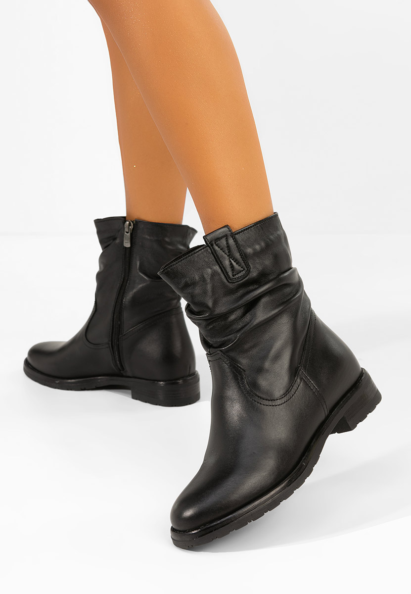 Ghete dama piele Linsey negre