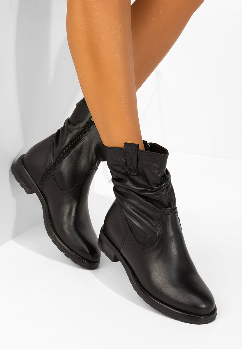 Ghete dama piele Linsey negre