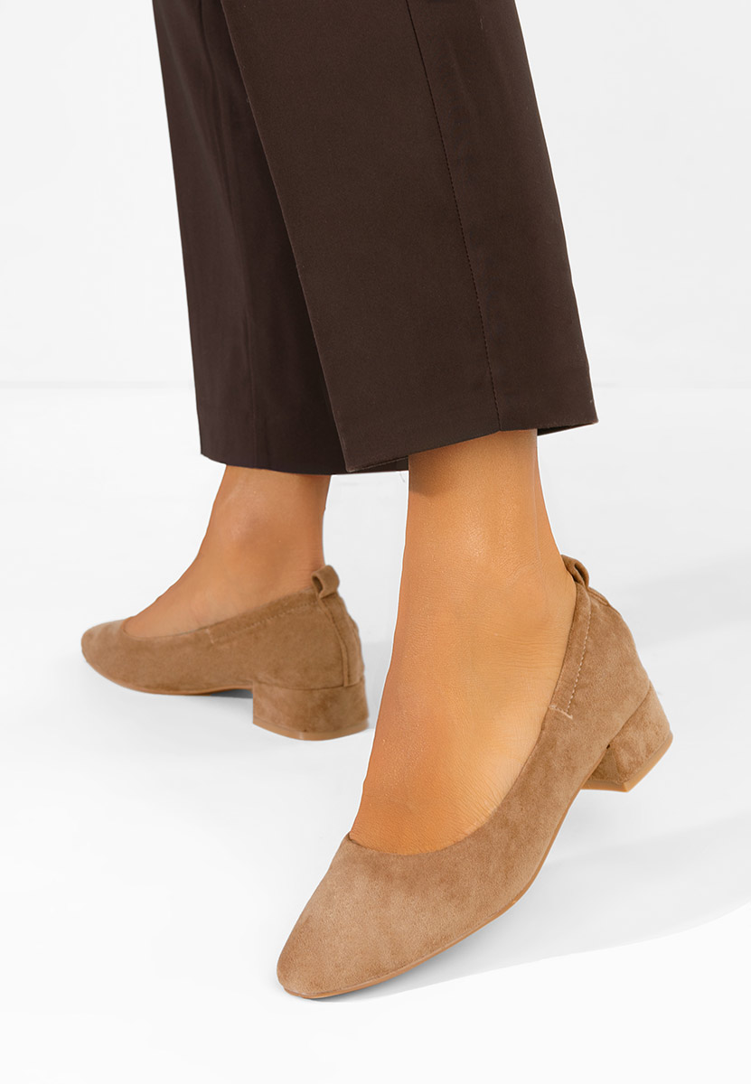 Pantofi cu toc mic Jemina kaki