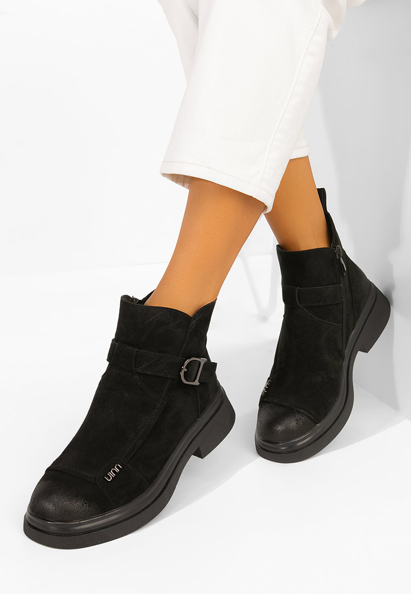 Ghete dama piele Missia negre