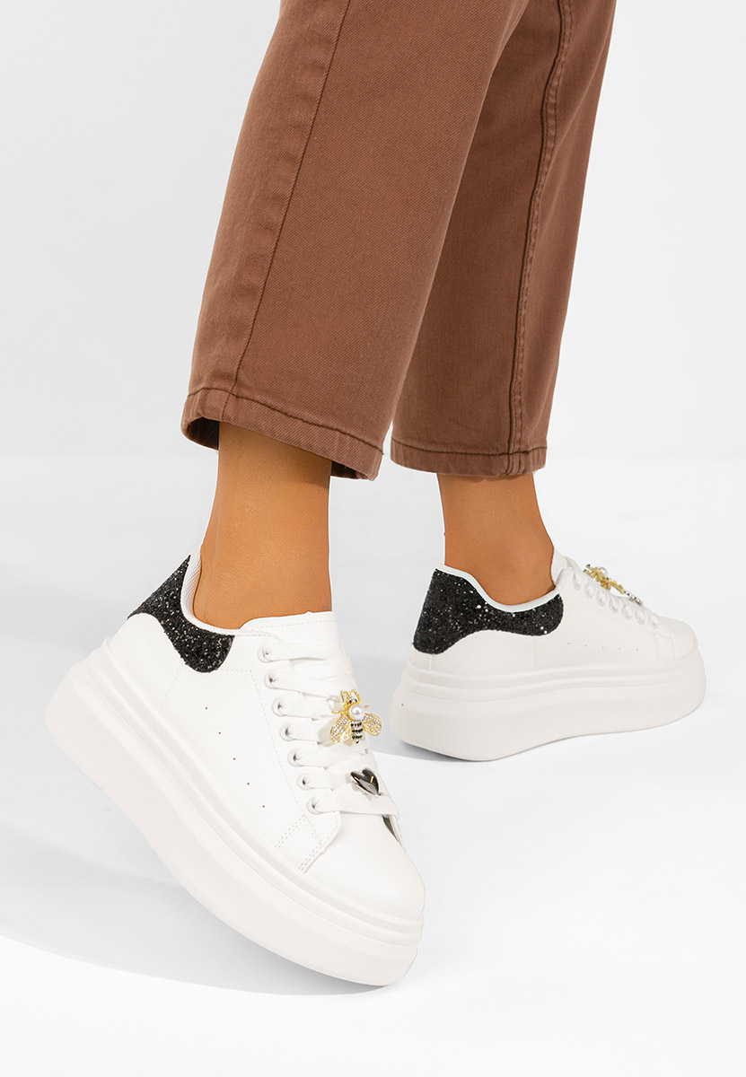 Sneakers cu platformă Medelia V4 albi
