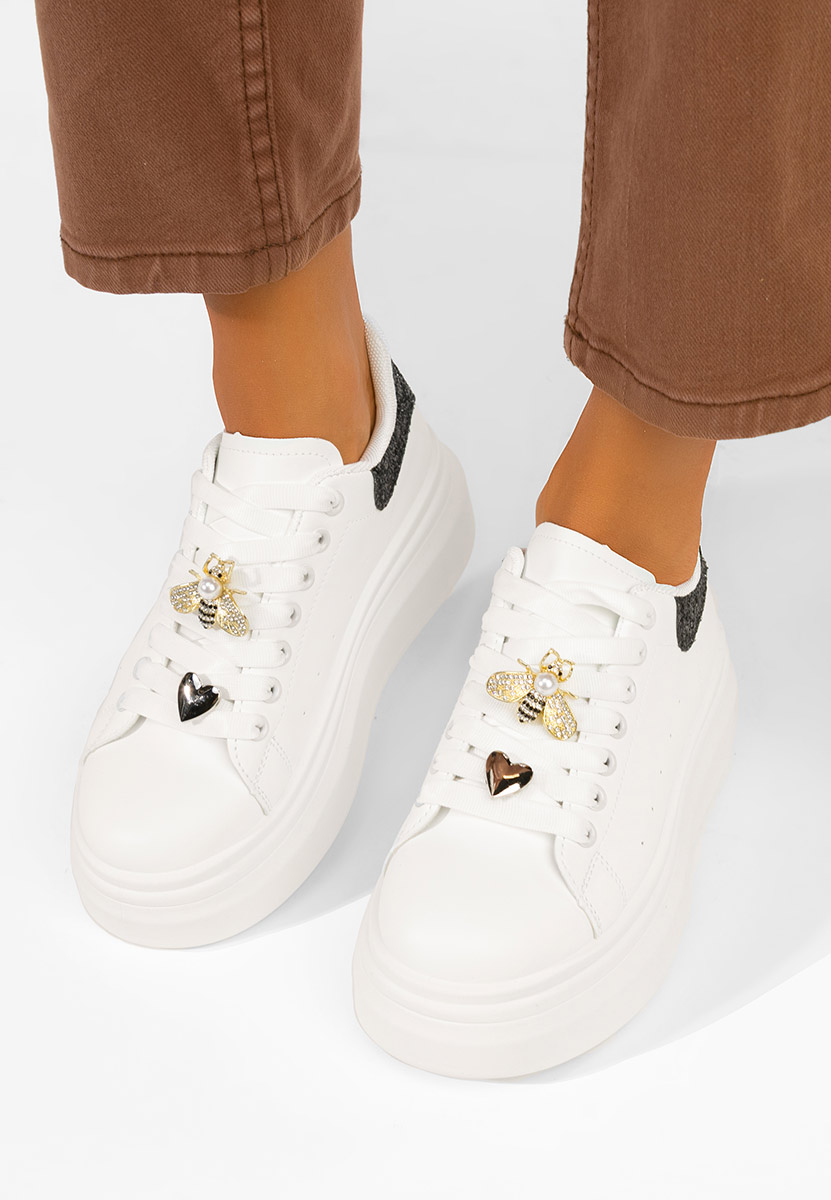 Sneakers cu platformă Medelia V4 albi