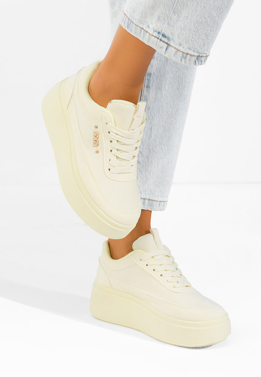 Sneakers cu platformă Misheya galbeni