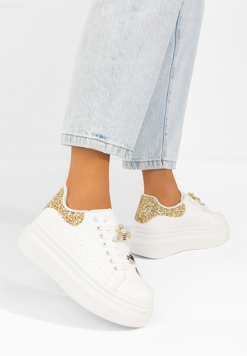 Sneakers cu platformă Medelia V2 albi