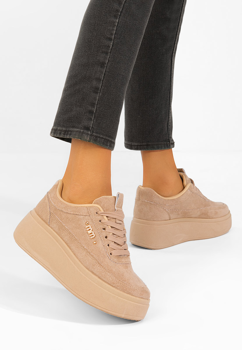 Sneakers cu platformă Misheya kaki