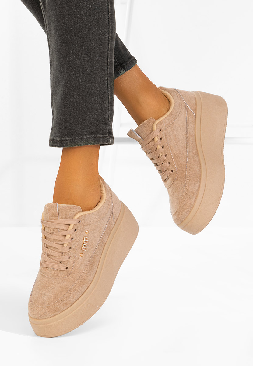 Sneakers cu platformă Misheya kaki