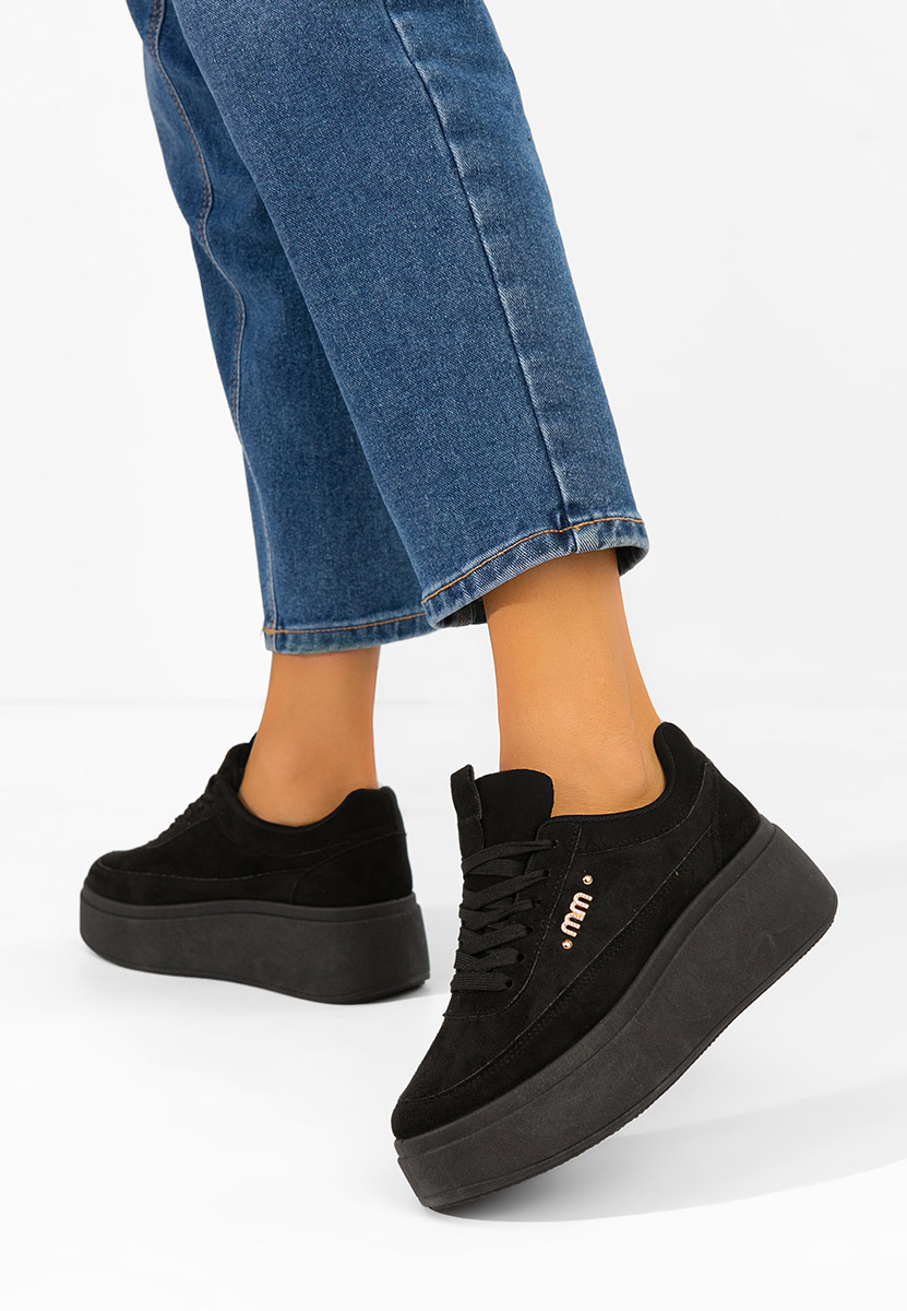 Sneakers cu platformă Misheya negri
