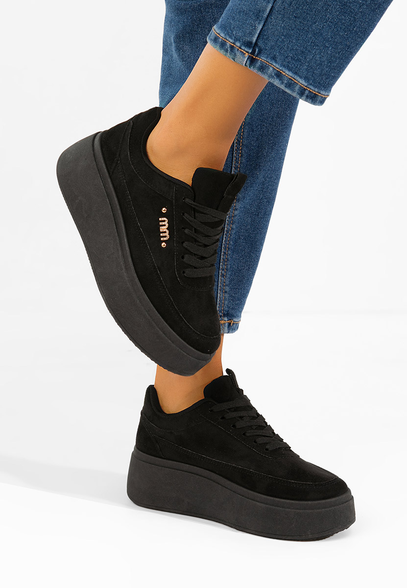 Sneakers cu platformă Misheya negri