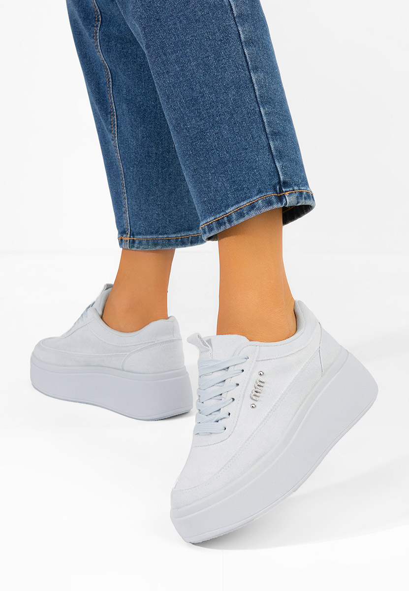 Sneakers cu platformă Misheya albastri