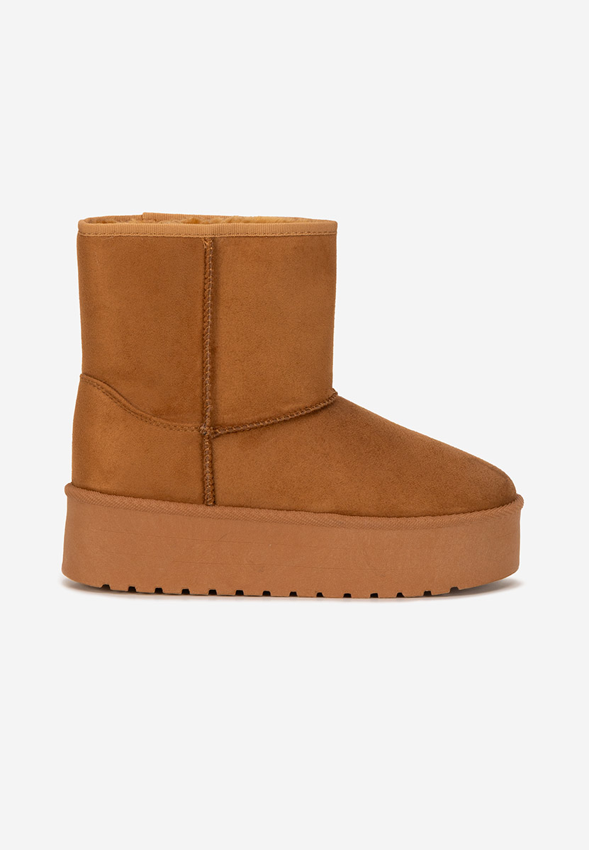 Cizme tip ugg Chrisia camel