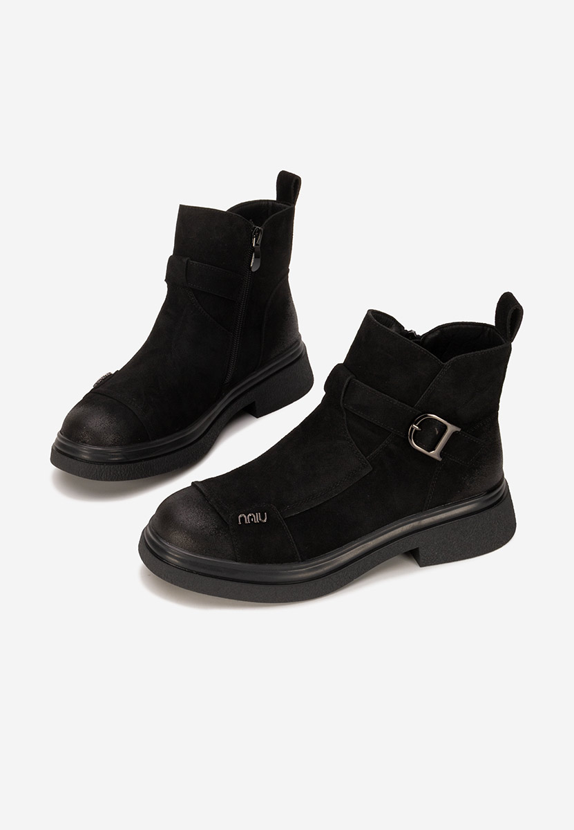 Ghete dama piele Missia negre