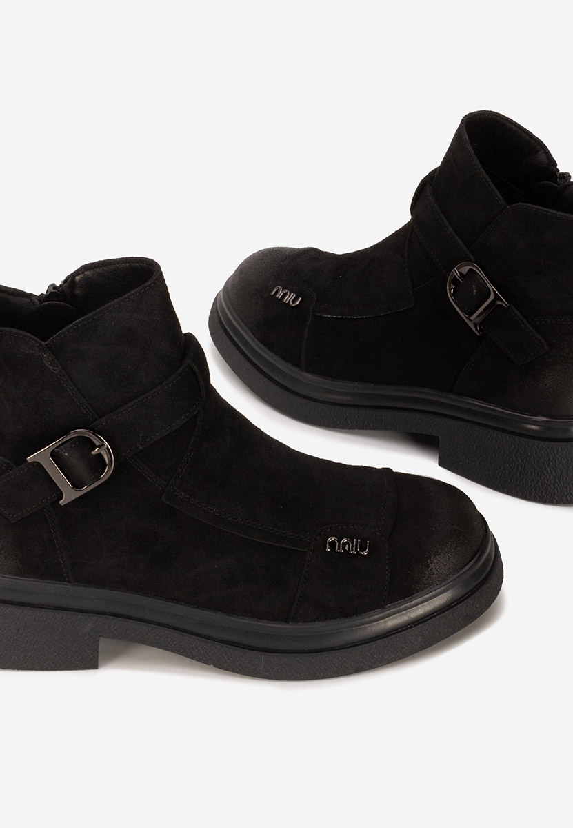 Ghete dama piele Missia negre
