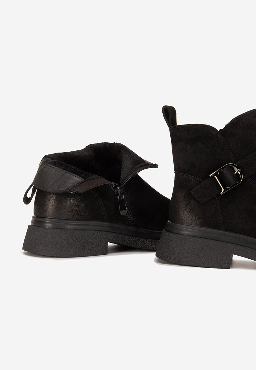 Ghete dama piele Missia negre