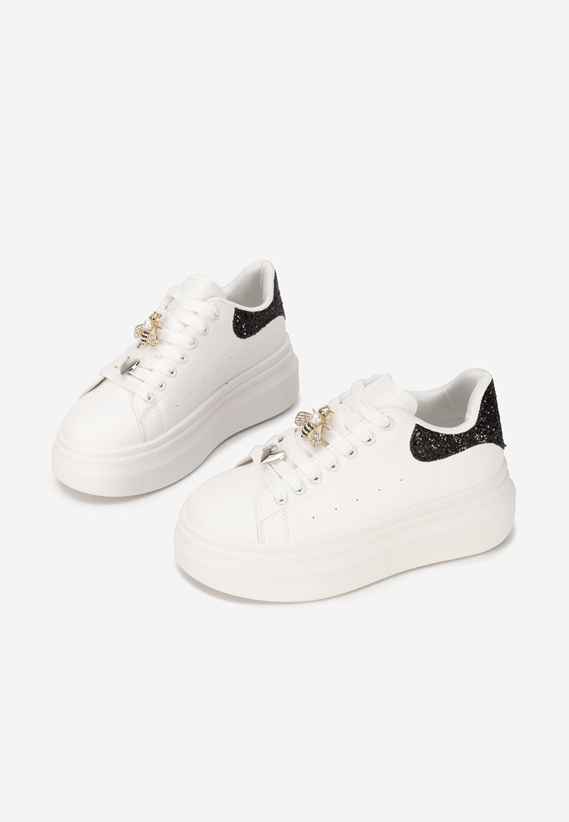 Sneakers cu platformă Medelia V4 albi