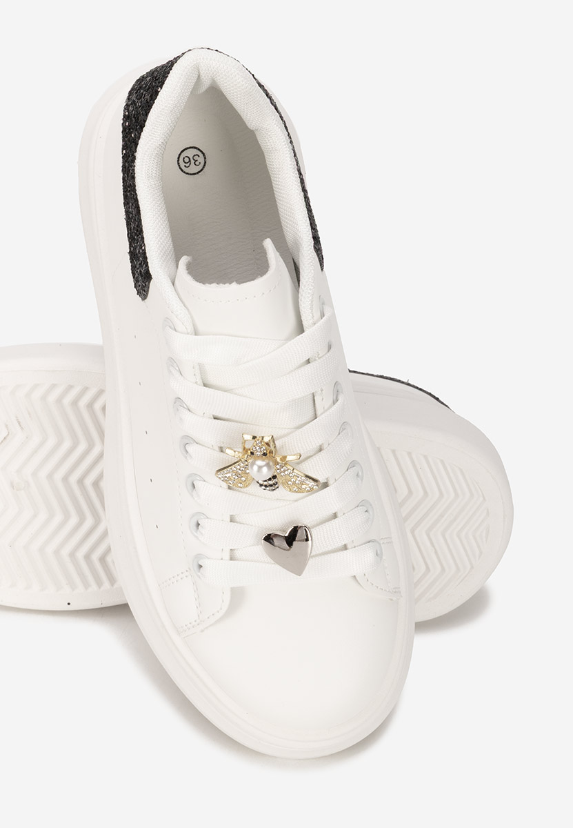 Sneakers cu platformă Medelia V4 albi