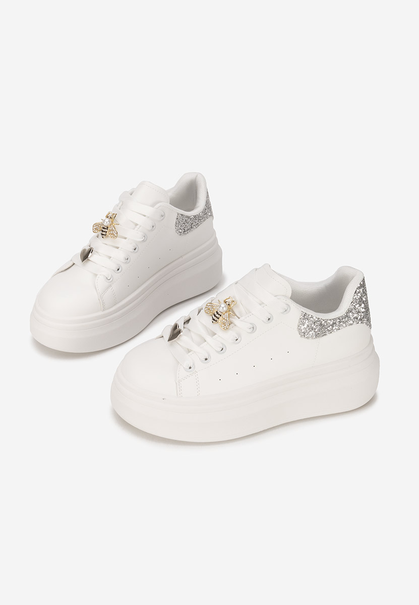 Sneakers cu platformă Medelia V3 albi