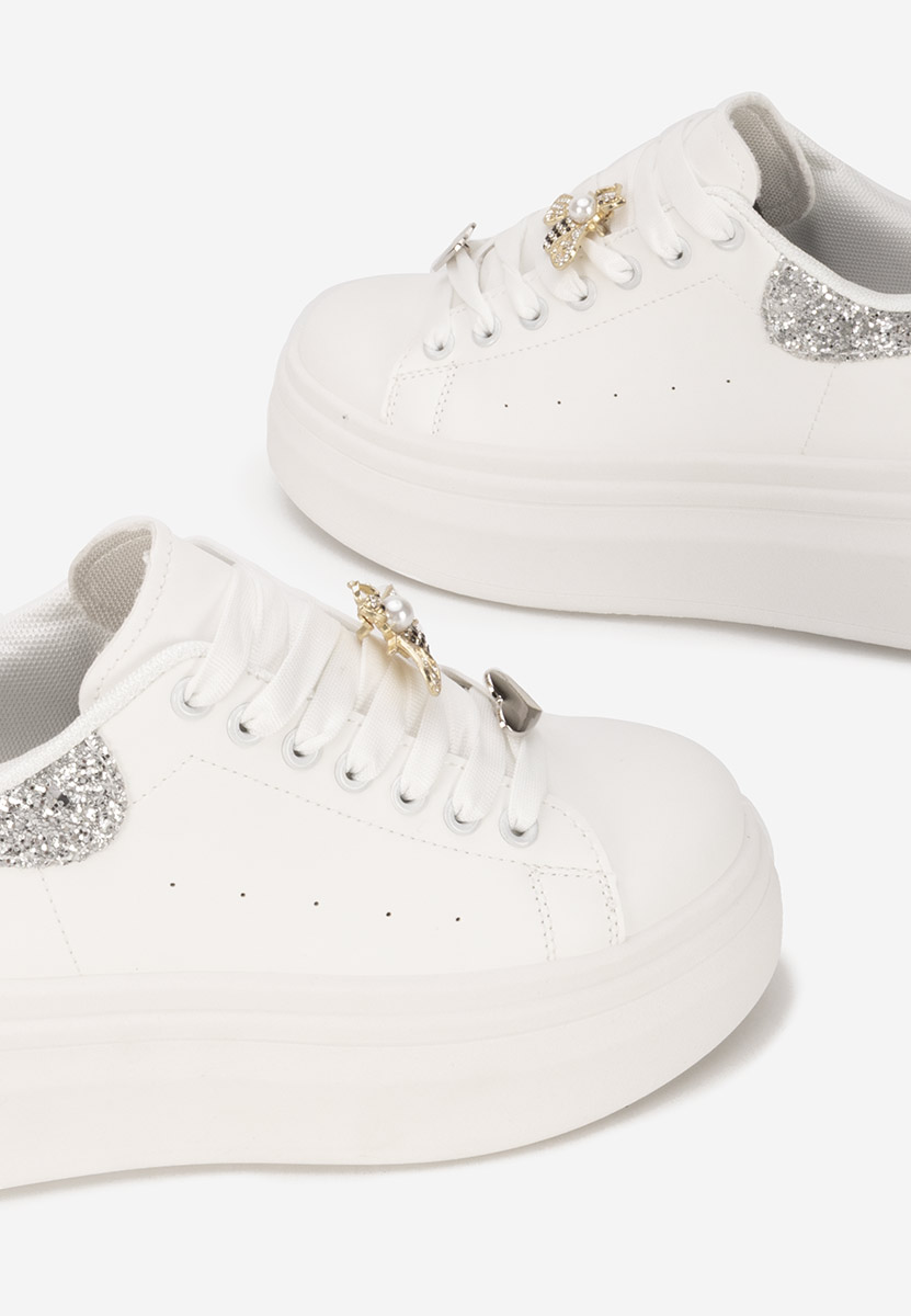 Sneakers cu platformă Medelia V3 albi