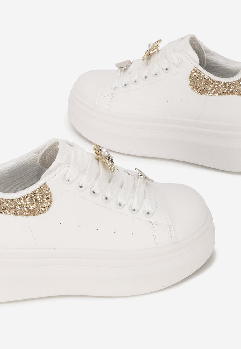 Sneakers cu platformă Medelia V2 albi