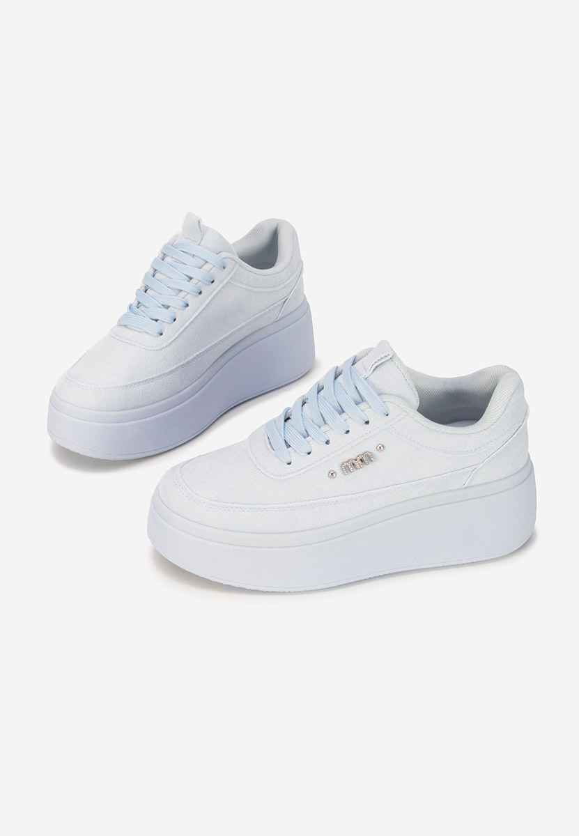 Sneakers cu platformă Misheya albastri