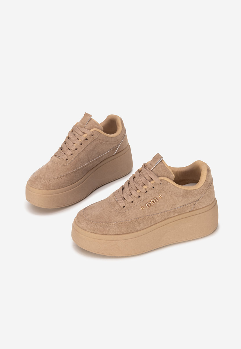 Sneakers cu platformă Misheya kaki