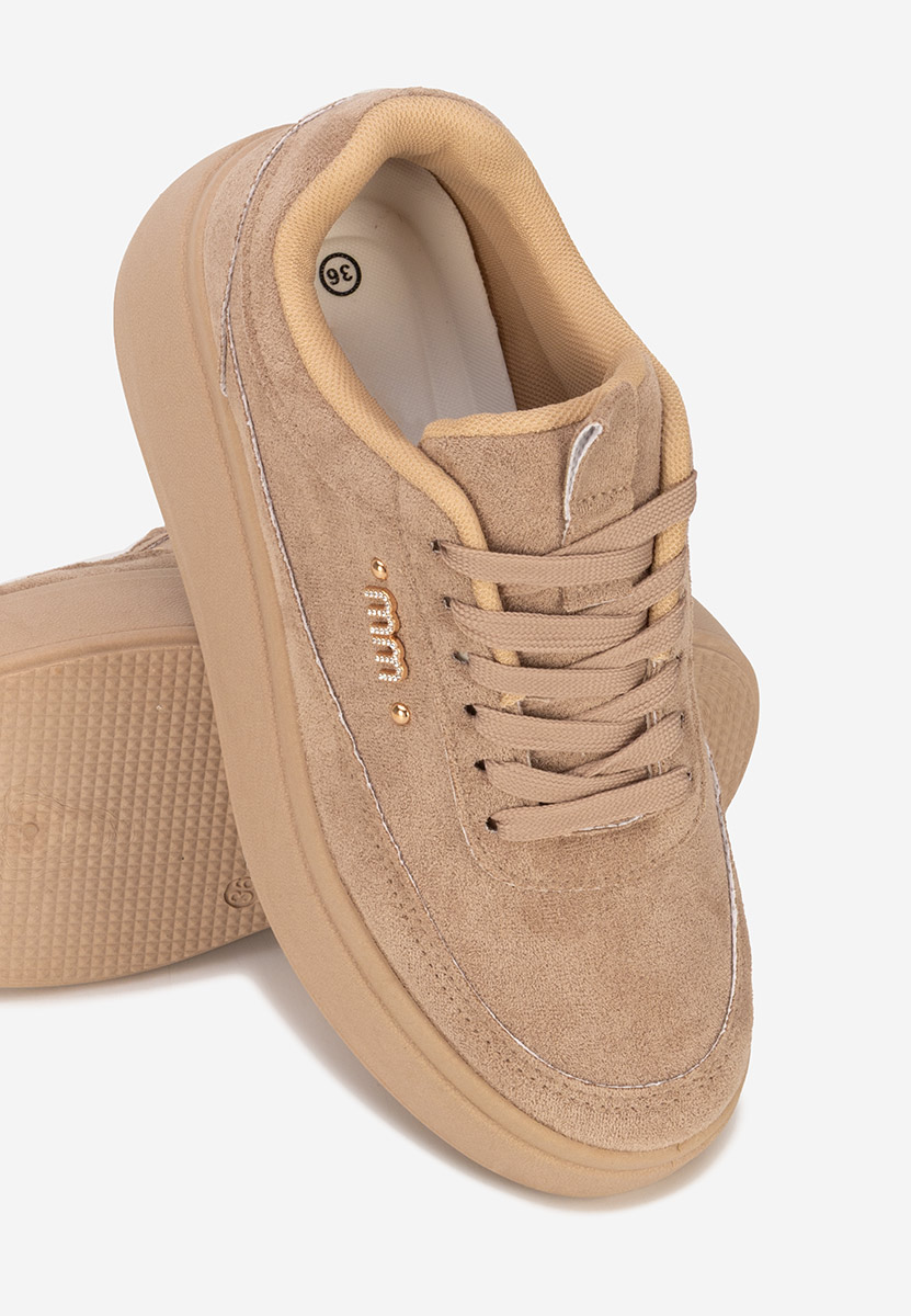Sneakers cu platformă Misheya kaki