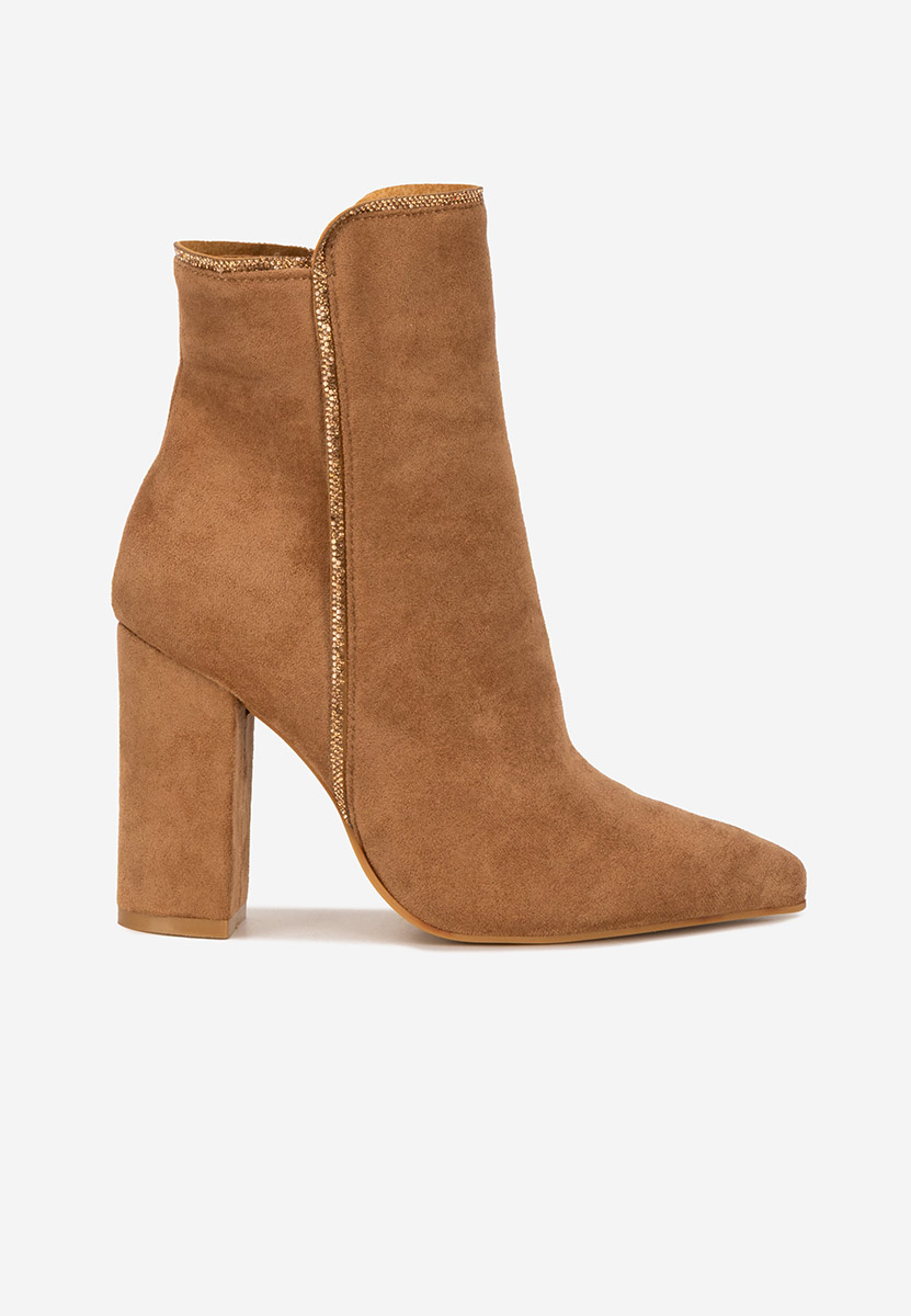 Botine elegante Sellenya camel