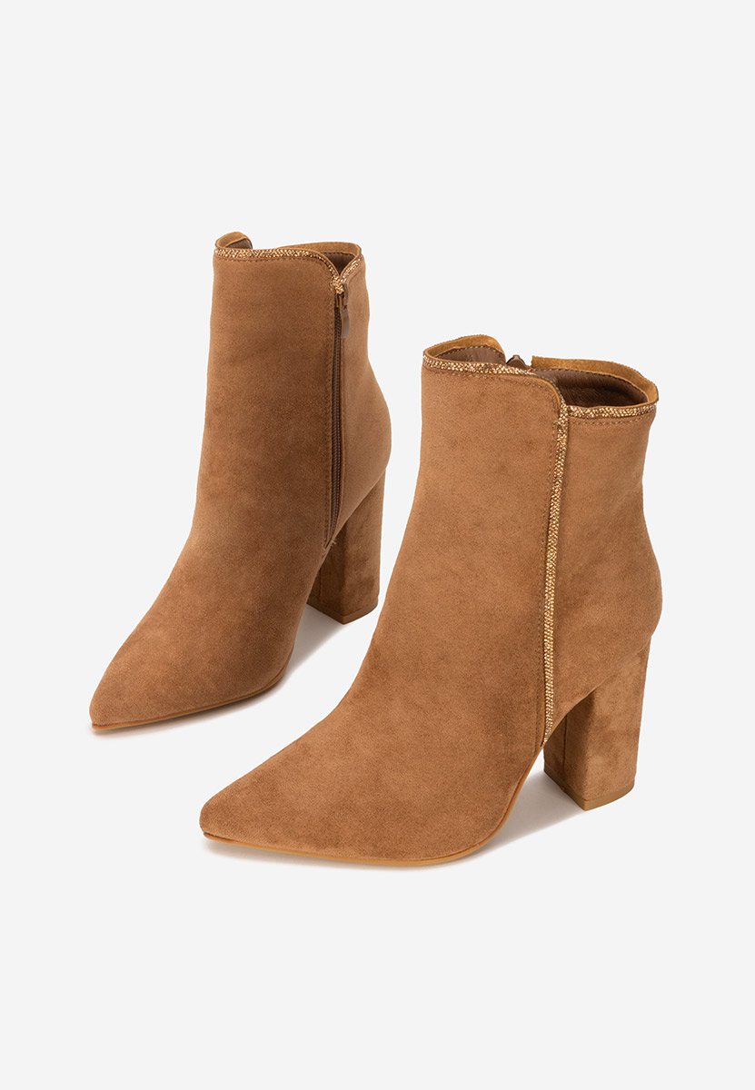 Botine elegante Sellenya camel
