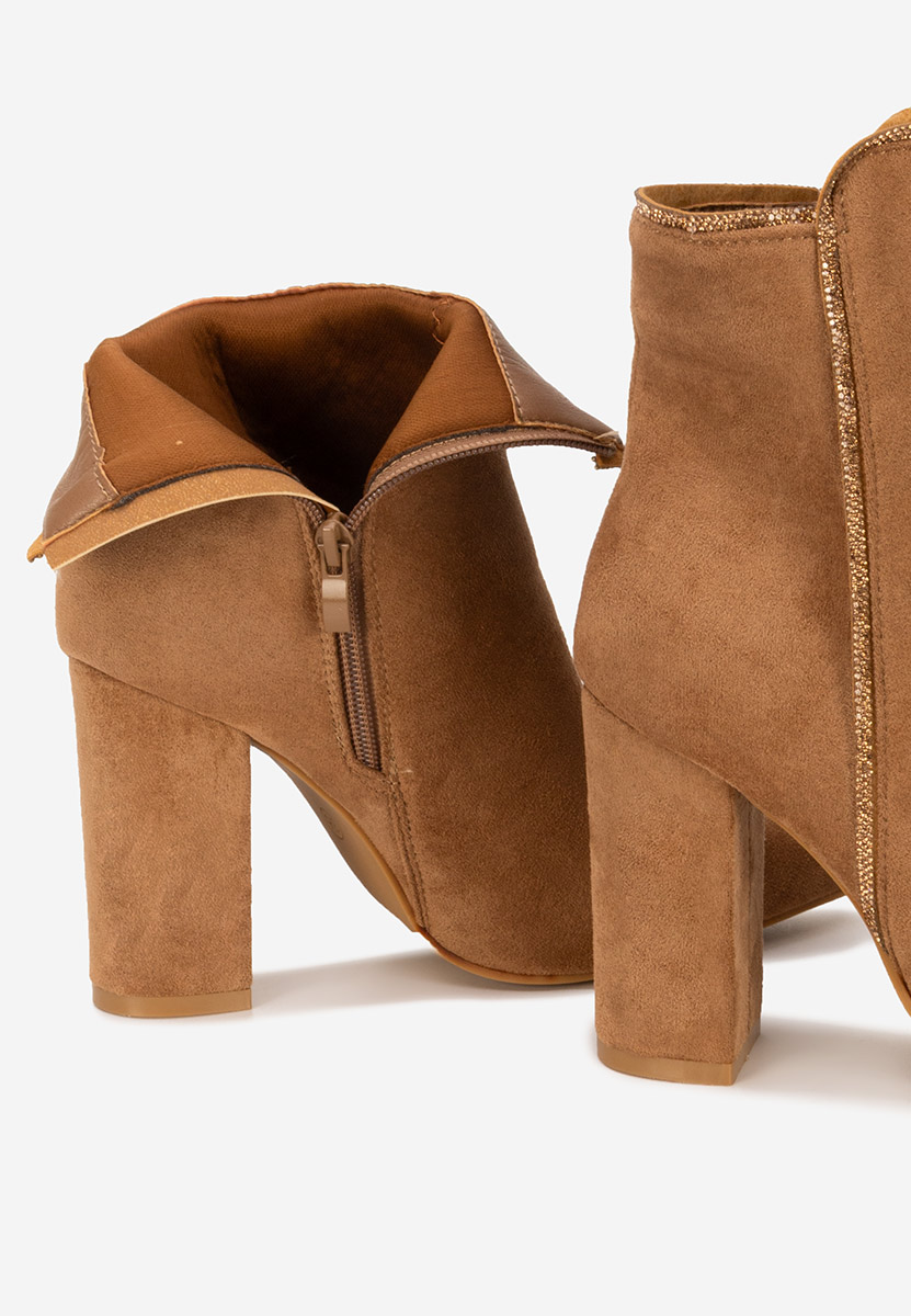 Botine elegante Sellenya camel