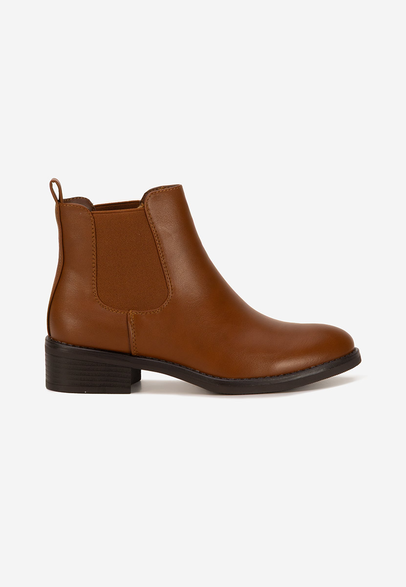 Ghete chelsea dama Sellema camel