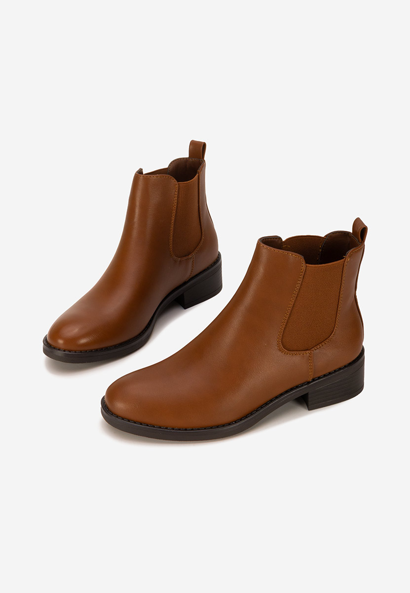 Ghete chelsea dama Sellema camel