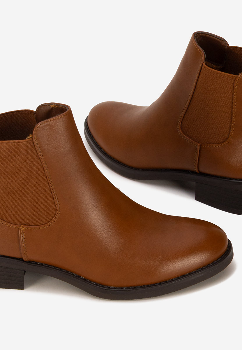 Ghete chelsea dama Sellema camel