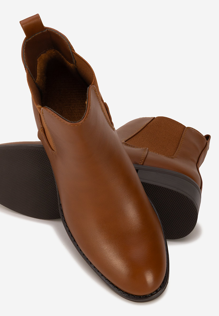 Ghete chelsea dama Sellema camel
